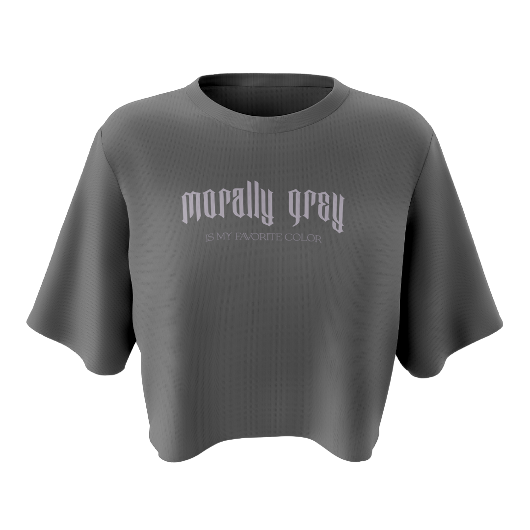 Crop Top "Morally Grey"