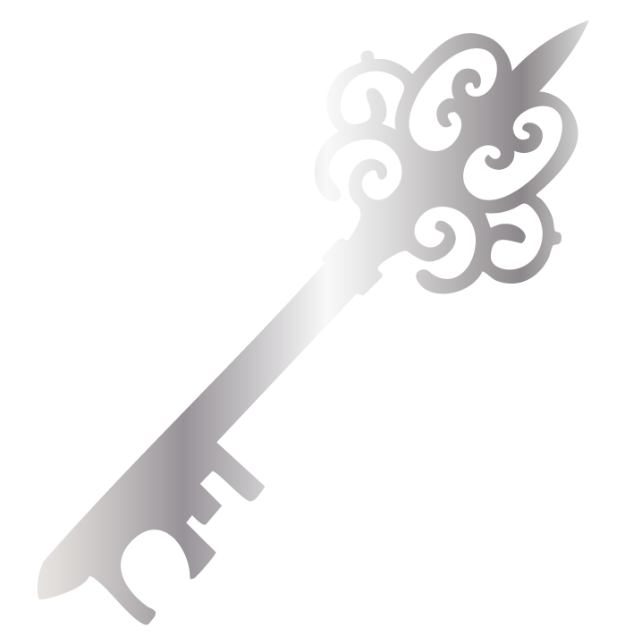 Metall-Lesezeichen "CINNA-Schlüssel"