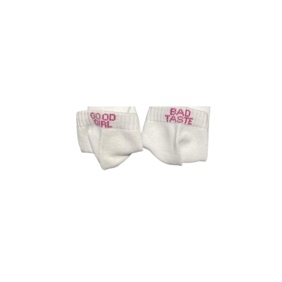 Sneakersocken "Good Girl - Bad Taste"